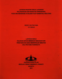 Image of LAPORAN PRAKTEK KERJA LAPANGANPELAKSANAAN DAN KEGIATAN OPERASIONALFOOD AND BEVERAGE DI GOLDEN TULIP ESSENTIALS BELITUNG