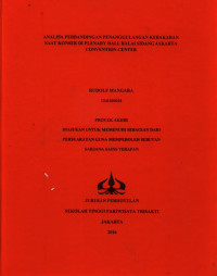 Image of ANALISA PERBANDINGAN PENANGGULANGAN KEBAKARAN SAAT KONSER DI PLENARY HALL BALAI SIDANG JAKARTA CONVENTION CENTER