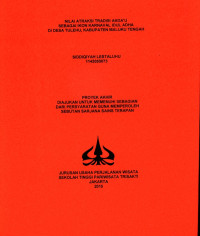 Image of NILAI ATRAKSI TRADISI ABDA’USEBAGAI IKON KARNAVAL IDUL ADHADI DESA TULEHU, KABUPATEN MALUKU TENGAH