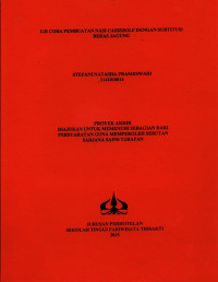 Image of UJI COBA PEMBUATAN NASI CASSEROLE DENGAN SUBTITUSI BERAS JAGUNG