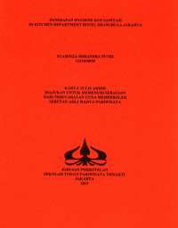 Image of PENERAPAN HYGIENE DAN SANITASI DI KITCHEN DEPARTMENTHOTEL SHANGRI-LA JAKARTA