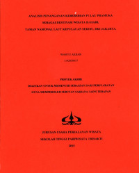 Image of ANALISIS PENANGANAN KEBERSIHAN PULAU PRAMUKA SEBAGAI DESTINASI WISATA BAHARI,TAMAN NASIONAL LAUT KEPULAUAN SERIBU, DKI JAKARTA.