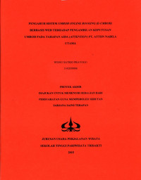 Image of PENGARUH SISTEM UMROH ONLINE BOOKING (E-UMROH) BERBASIS WEB TERHADAP PENGAMBILAN KEPUTUSAN UMROH PADA TAHAPAN AIDA (ATTENTION) PT. ATTIIN NABILA UTAMA