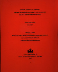 Image of UJI COBA PEMBUATAN KEMBANGGOYANG DENGAN MENGGUNAKAN TEPUNG UBI UNGUSEBAGAI SUBTITUSI TEPUNG TERIGU