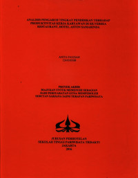Image of ANALISIS PENGARUH TINGKAT PENDIDIKAN TERHADAP PRODUKTIVITAS KERJA KARYAWAN DI SILVERSEA RESTAURANT, HOTEL ASTON SAMARINDA