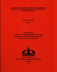 Image of PENGARUH KETERAMPILAN KOMUNIKASI GO TERHADAPKEPUASAN PELANGGAN DI RESORT CLUB MED BINTANISLAND, INDONESIA