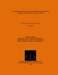 Image of ANALISIS PENGARUH CITRA MEREK TERHADAP KEPUTUSAN PEMBELIAN PRODUK DI ANOMALI COFFEECitra merek