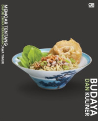 Image of Budaya dan kuliner : memoar tentang dapur china peranakan jawa timur