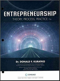 Image of Entrepreneurship: Theory, Process, Practice