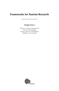 Image of Frameworks for Tourism Research
