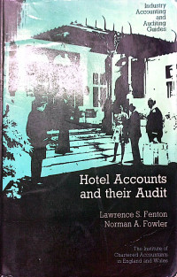 Image of Hotel Accounts and their Audit