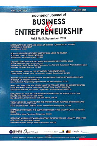 Image of Indonesian Journal Of Business & Entrepreneurship