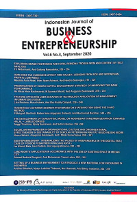 Image of Indonesian Journal Of Business & Entrepreneurship