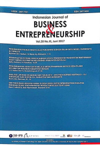 Image of Indonesian Journal of Business & Entrepreneurship