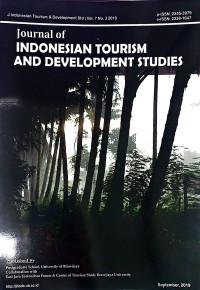 Image of Journal Of Indonesian Tourism And Development Studies