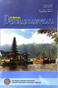 Image of Jurnal Destinasi Pariwisata