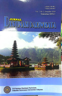 Image of Jurnal Destinasi Pariwisata