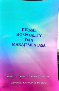 Image of Jurnal Hospitality Dan Manajemen Jasa