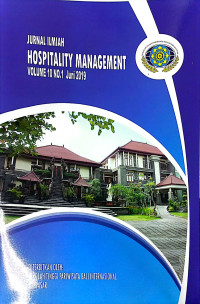 Image of Jurnal Ilmiah Hospitality Management