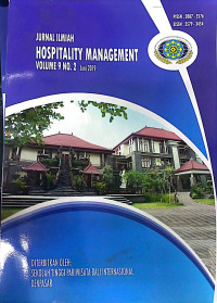 Image of Jurnal Ilmiah Hospitality Management