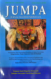 Image of Jurnal Master Pariwisata