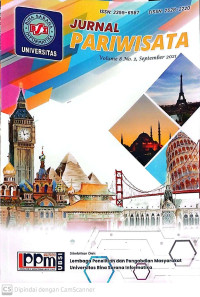 Image of Jurnal Pariwisata
