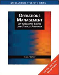Image of Operations management : an integrated goods and services approach