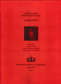 Image of PROYEK AKHIR PERENCANAAN USAHA “BAR-BAR BAR”