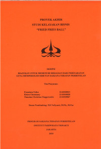Image of Proyek Akhir Studi Kelayakan Bisnis 