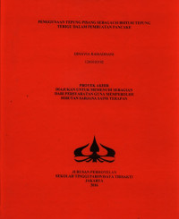 Image of PENGGUNAAN TEPUNG PISANG SEBAGAI SUBSITUSI TEPUNG TERIGU DALAM PEMBUATAN PANCAKE