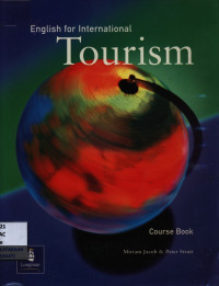 Image of English for international : tourism course book