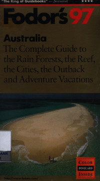 Image of Fodor's australia: : the complete guide to the rain forests, the reef, the cities, the outback and adventure vacations