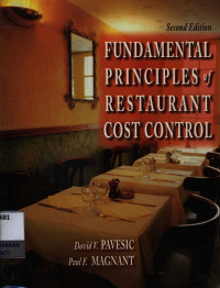 Image of Fundamental principles of restaurant cost control