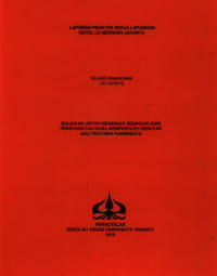 Image of LAPORAN PRAKTEK KERJA LAPANGANHOTEL LE MERIDIEN JAKARTA