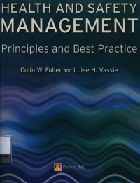 Image of Health and safety management : principles and best practice