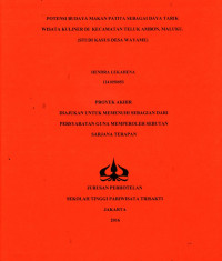Image of POTENSI BUDAYA MAKAN PATITA SEBAGAI DAYA TARIK WISATA KULINER DI KECAMATAN TELUK AMBON, MALUKU. (STUDI KASUS DESA WAYAME)