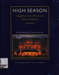 Image of High Season English for the Hotel and Tourism industry