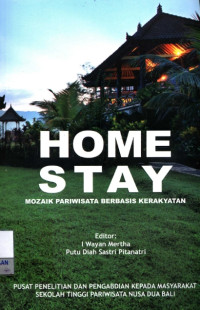 Image of Homestay: Mozaik Pariwisata Berbasis Kerakyatan