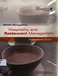 Image of Hospitality and restaurant management : competency guide
