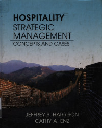 Image of Hospitality strategic management : concept and cases