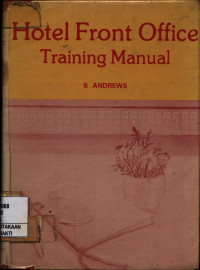 Image of Hotel Front Office Training manual