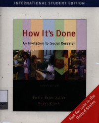 Image of How it's done : an invitation to social research