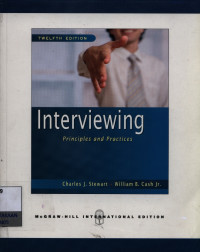 Image of Interviewing: Principles and Practices