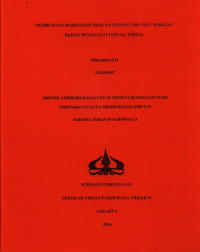 Image of PEMBUATAN MADELEINE DENGAN TEPUNG UBI UNGU SEBAGAI BAHAN PENGGANTI TEPUNG TERIGU