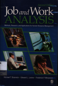 Image of Job and work analysis : methods, research, and applications for human resource management