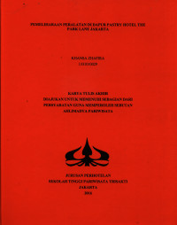 Image of PEMELIHARAAN PERALATAN DI DAPUR PASTRY HOTEL THEPARK LANE JAKARTA