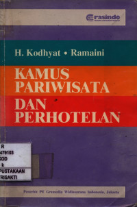 Image of kamus Pariwisata dan perhotelan