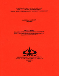 Image of PENGEMASAN SENI PERTUNJUKAN TARISEBAGAI ATRAKSI WISATA BUDAYADALAM MENYUKSESKAN EVENT MANGENTE AMBON 2015