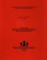Image of ANALISIS MOTIVASI PENGUNJUNG KE PEKAN RAYAJAKARTA KEMAYORAN TAHUN 2016