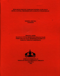 Image of PENGARUH INSENTIF TERHADAP KINERJA KARYAWANHOTEL SANTIKA PREMIERE KOTA HARAPAN INDAH BEKASI